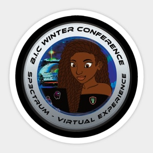 BIC - Winter Conference Girl Sticker